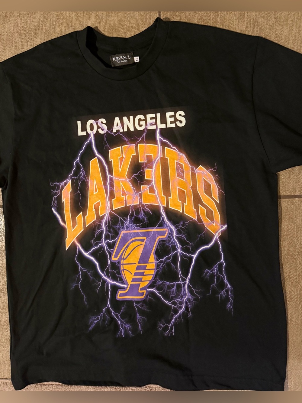 New without tags! Prevail Los Angeles Lakers Black Graphic Tee